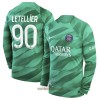 Officiële Voetbalshirt Doelman Paris Saint-Germain Letellier 90 Thuis 2023-24 Lange Mouw - Heren